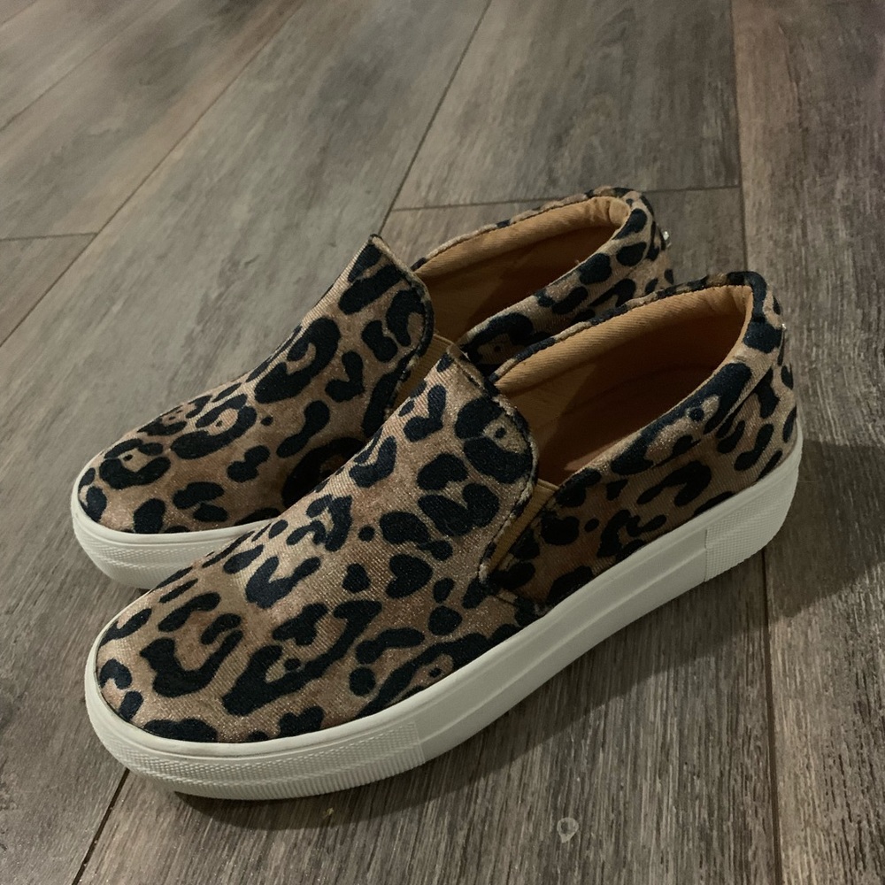 Steve Madden cheetah sneakers